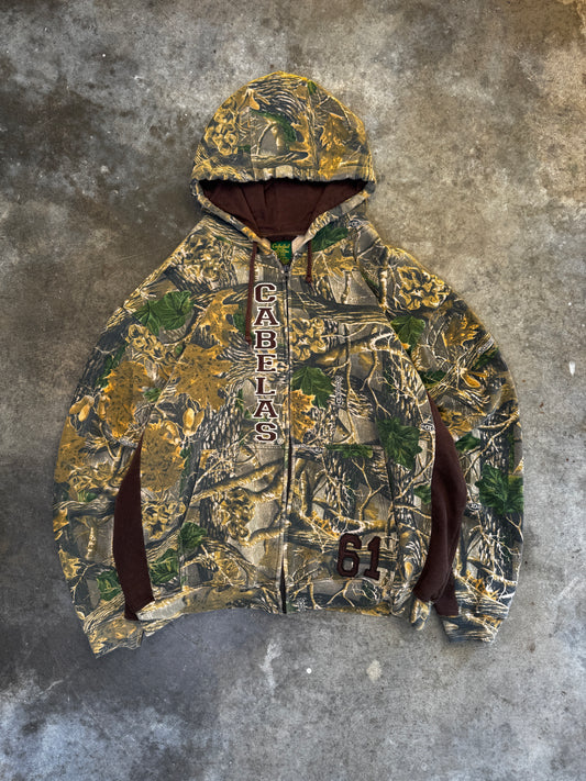 (XL) 00s Cabela's Camo Jacket