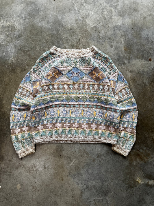 (L) Vintage Knit Sweater