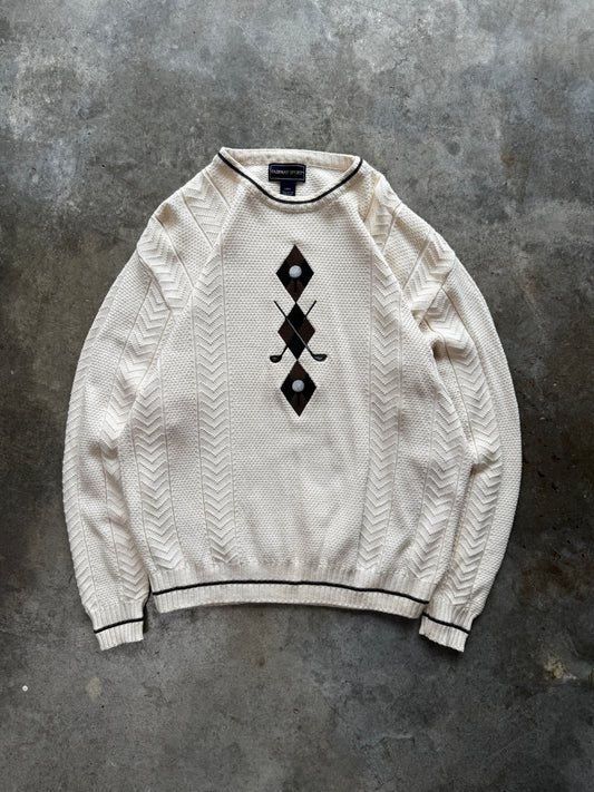 (L) Vintage Golf Sweater