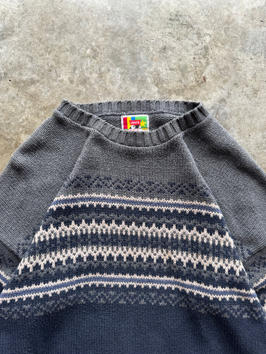 (L) Vintage Levi Sweater