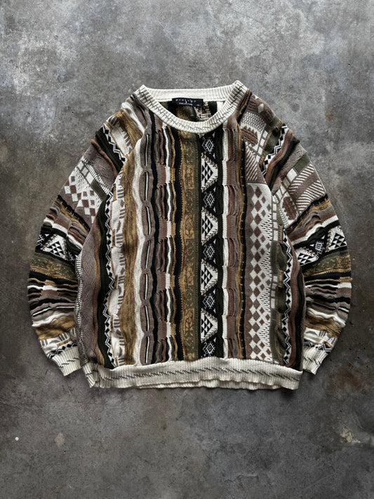 (XL) Vintage Protegé Coogi-Like Sweater