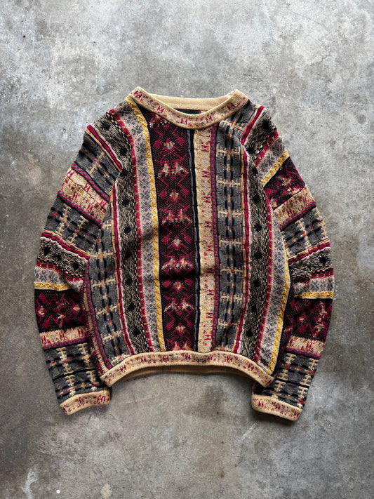 (M) Vintage Tundra Coogi-Like Sweater