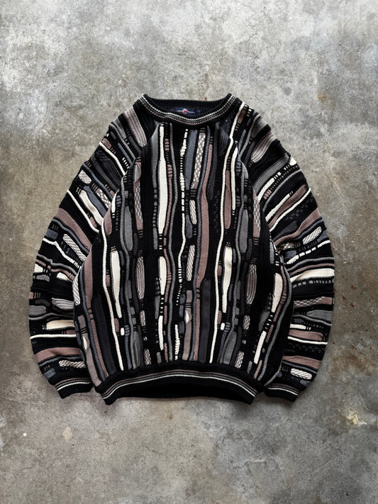 (L) Vintage Cotton Traders Coogi-Like Sweater