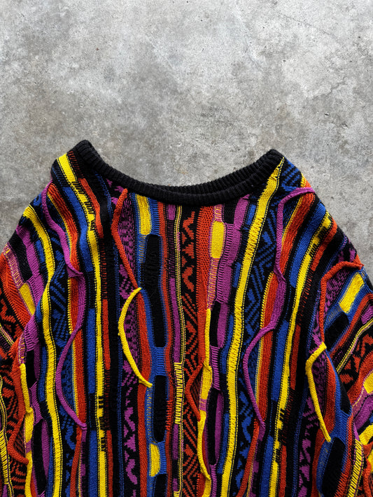 (XL) Vintage Coogi-Like Sweater