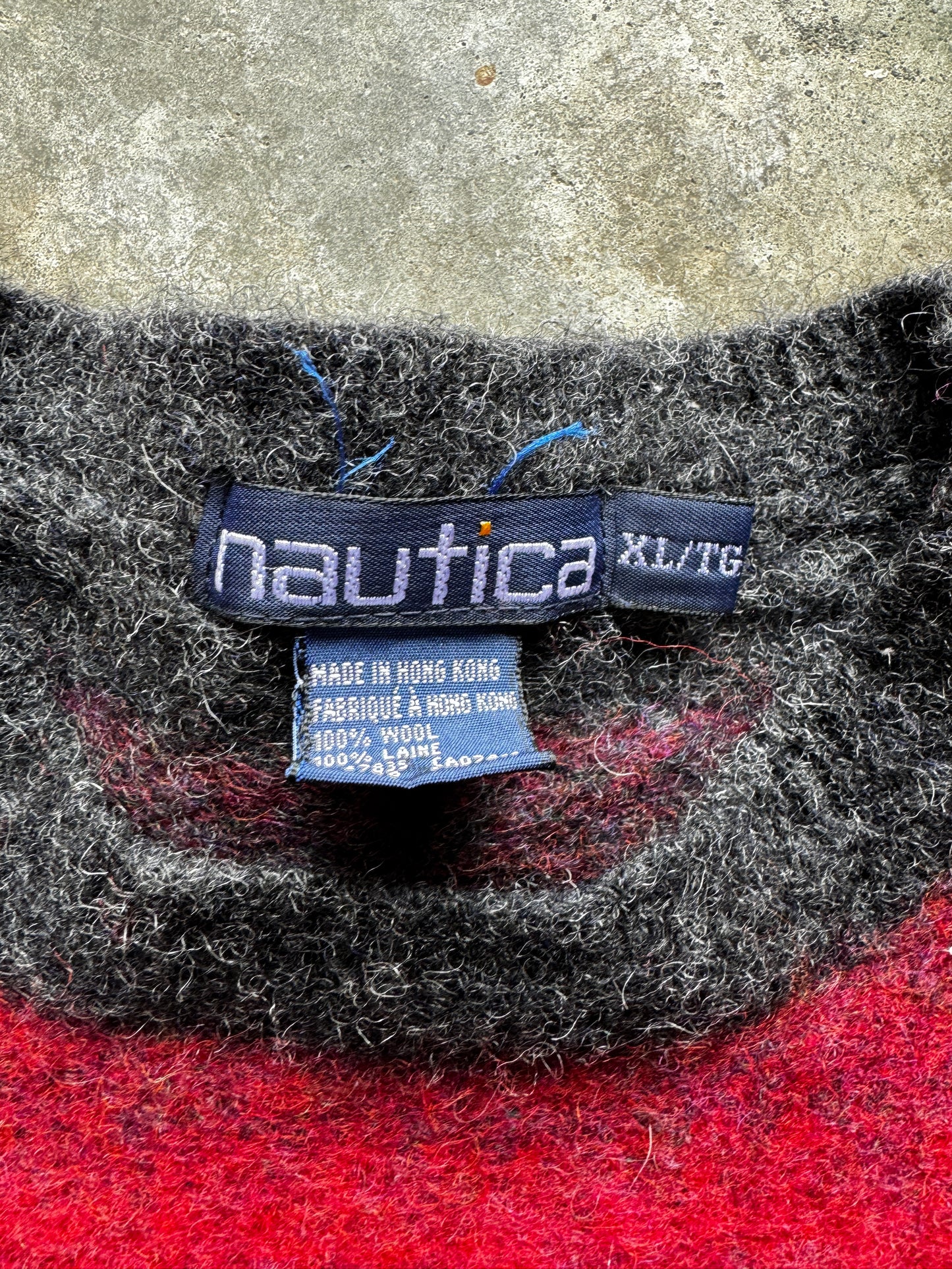 (L) Vintage Nautica Wool Sweater