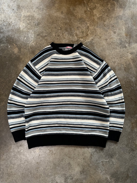 (L) Vintage Striped Sweater