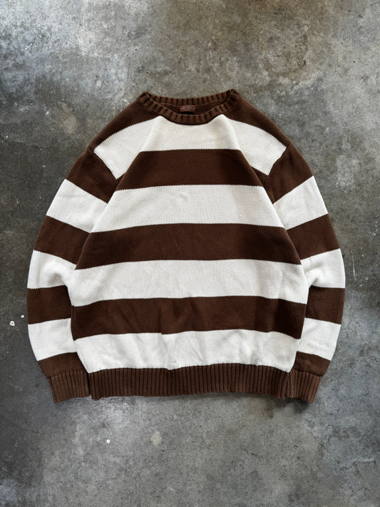 (L) Vintage Striped Sweater