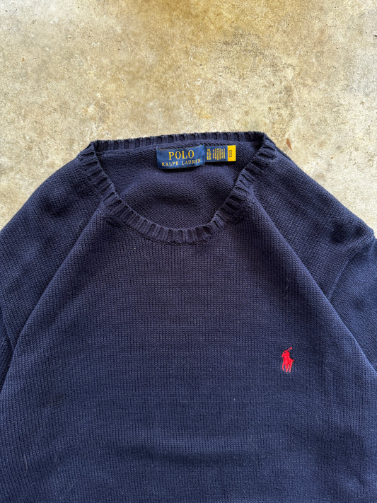 (XL) Vintage Polo Sweater