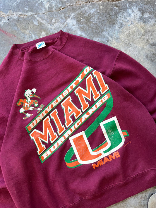 (L) Vintage Miami University Sweatshirt