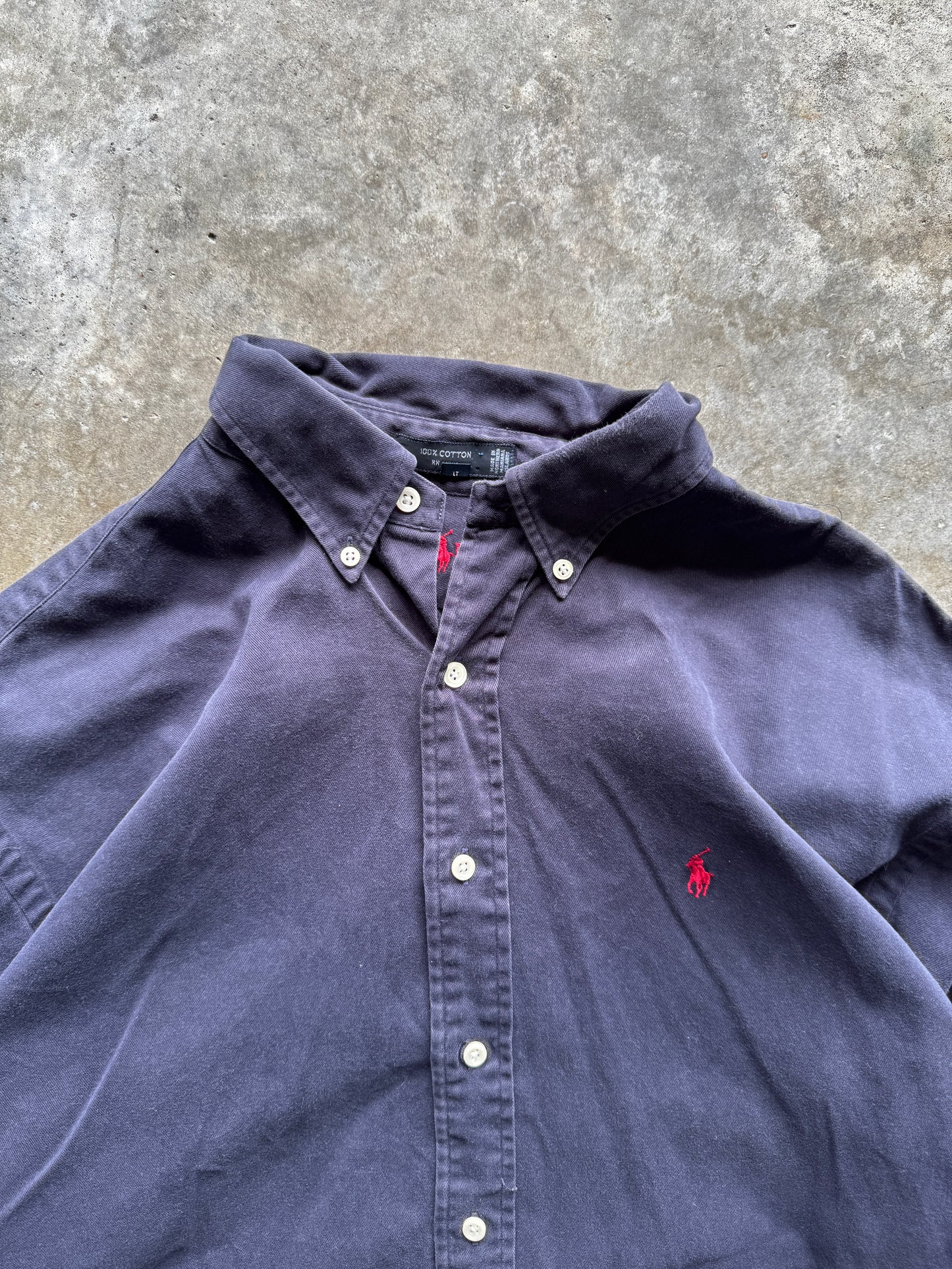 (L) Vintage Polo Button-Up