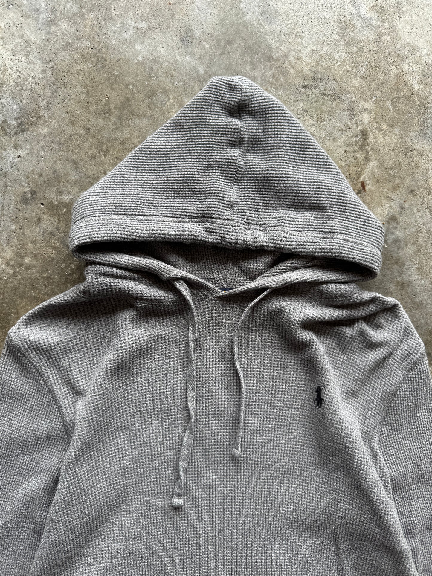(S) Vintage Polo Thermal Hoodie