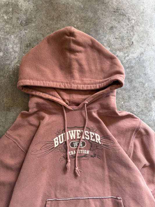 (L) Vintage Budweiser Hoodie