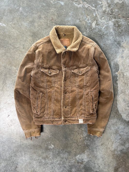 (S) 00s Abercombie Sherpa-Lined Jacket