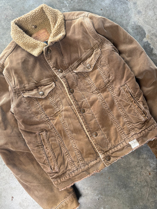 (S) 00s Abercombie Sherpa-Lined Jacket