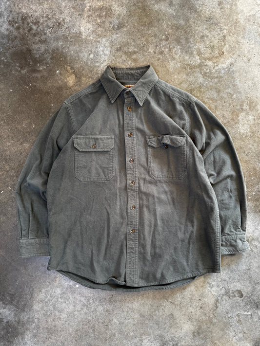 (XL) Vintage Winter-Run Button-Up