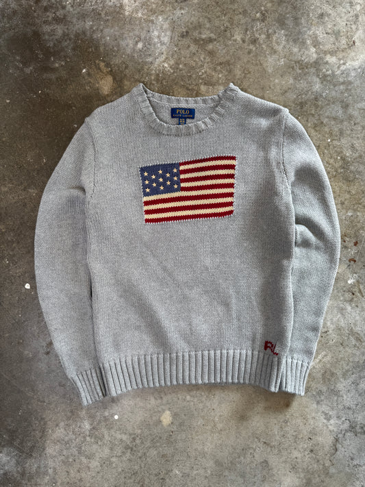 (M) Vintage Polo Knit Sweater