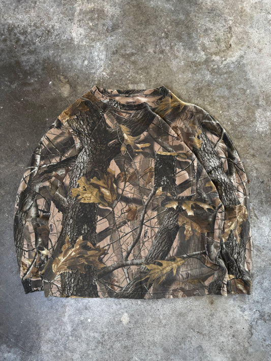 (L) Vintage Camo Pocket Longsleeve