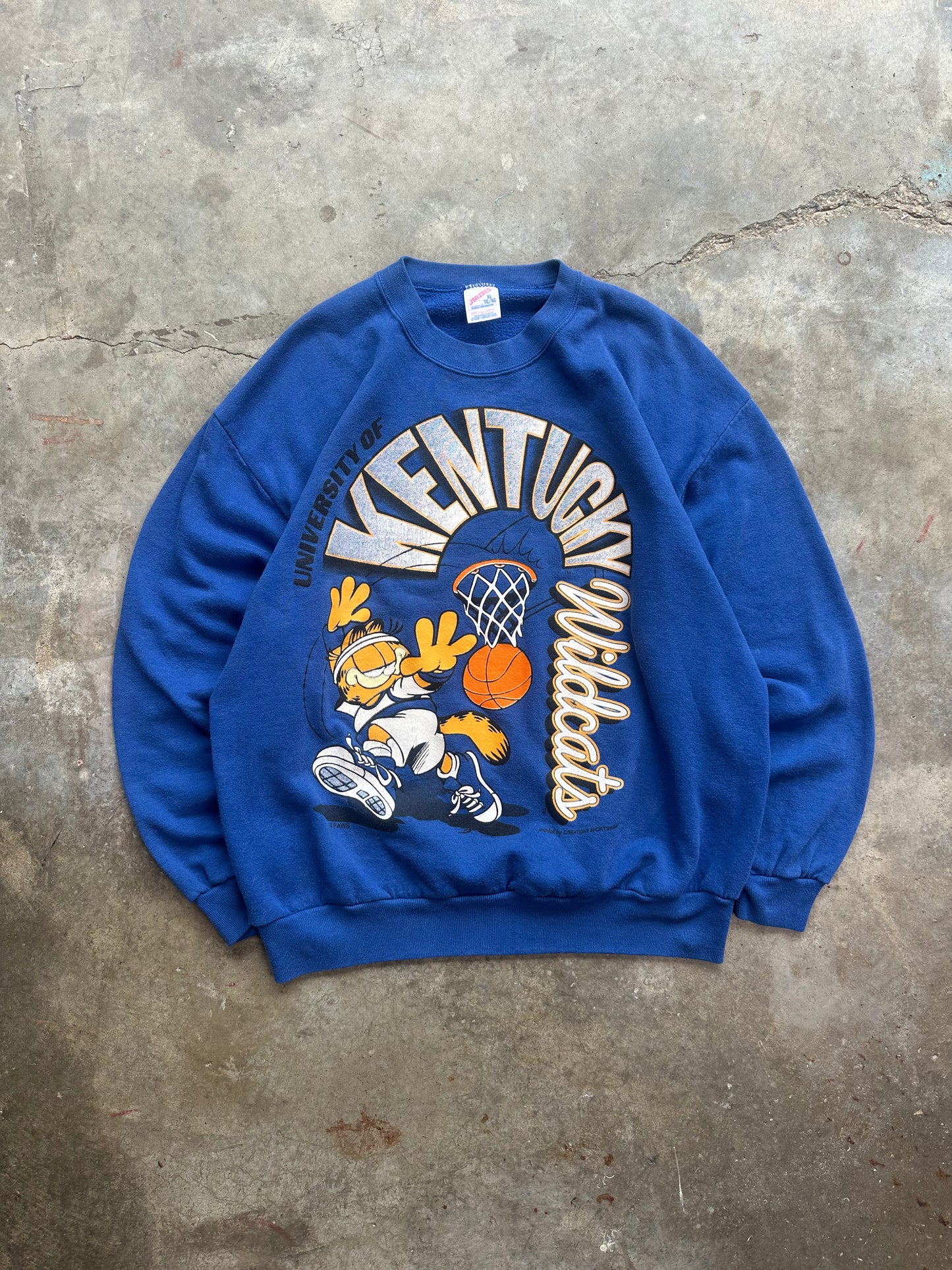 (XL) Vintage Kentucky Wildcats Basketball Sweatshirt