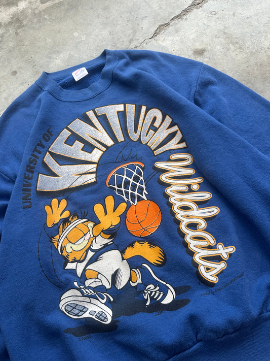 (XL) Vintage Kentucky Wildcats Basketball Sweatshirt