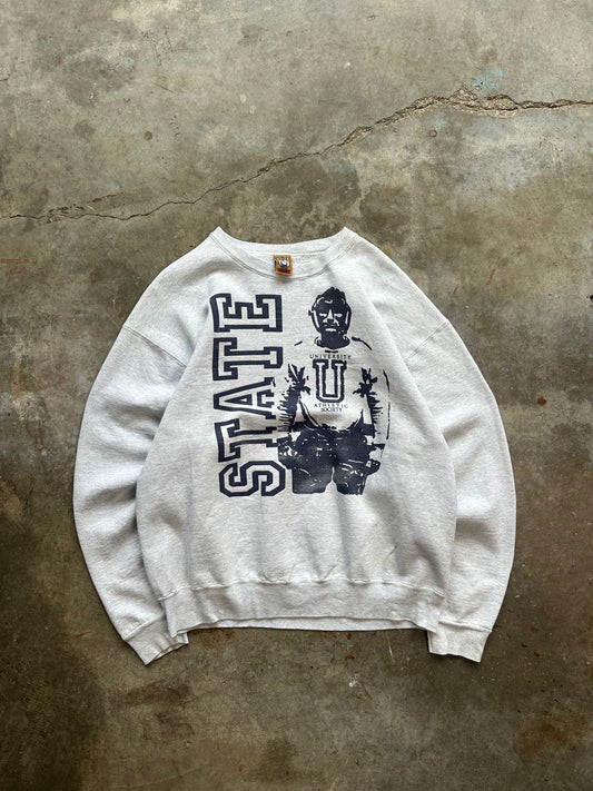 (XL) Vintage State University Athletic Society Sweatshirt