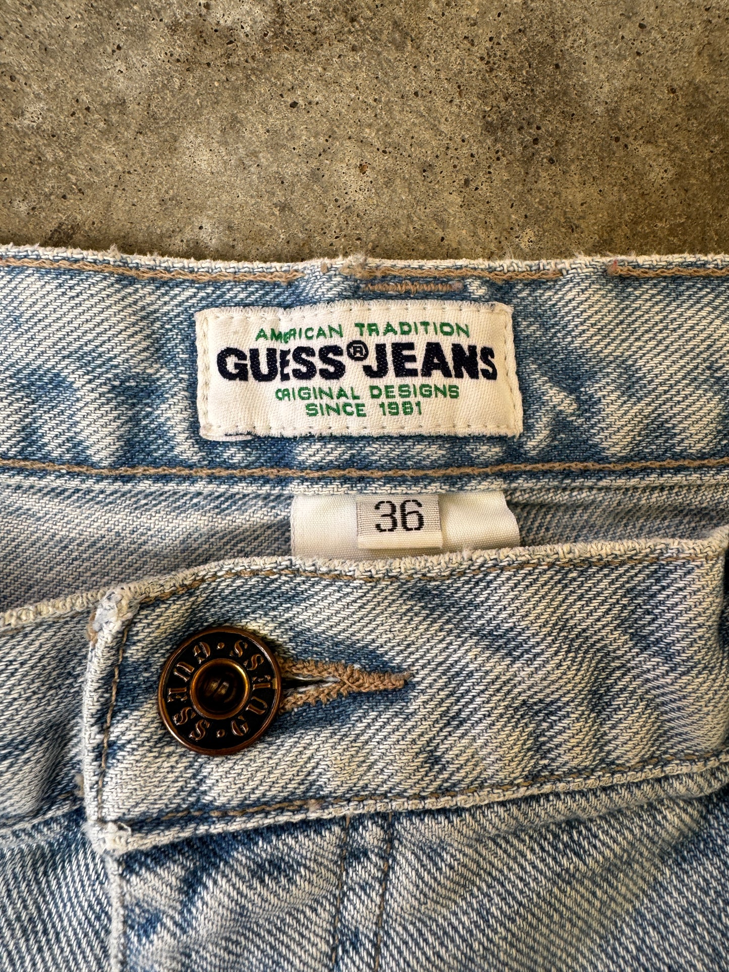 (36 x 34) Vintage Guess Denim Jeans