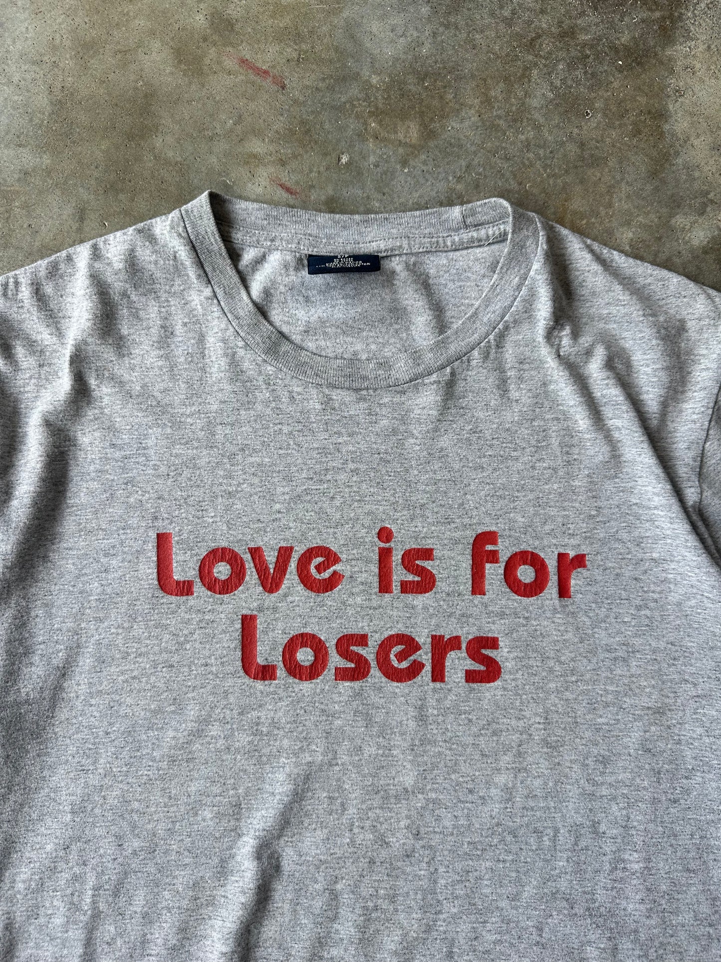 (S) 00s American Eagle 'Love is for Losers' Tennis Tee