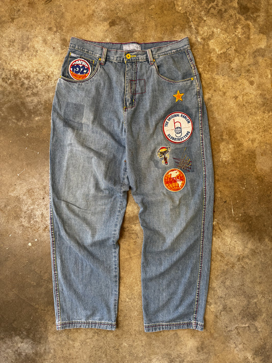 (38 x 34) Fubu Denim Basketball Jeans