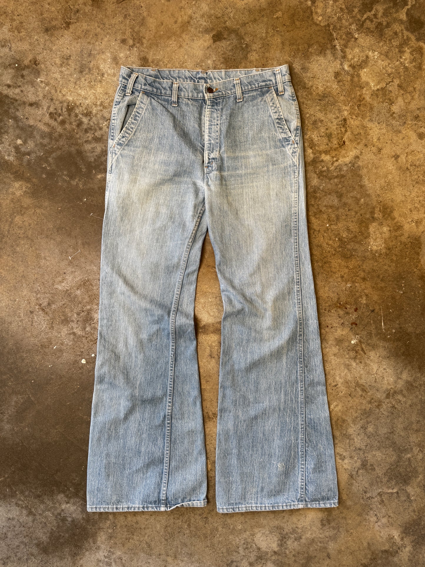 (36 x 36) Vintage Levis Orange Tab Bell Bottom Flared Denim Jeans