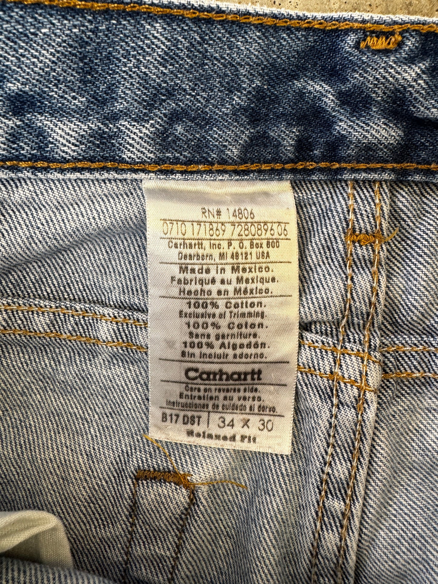 (34 x 30) Carhartt Denim Jeans