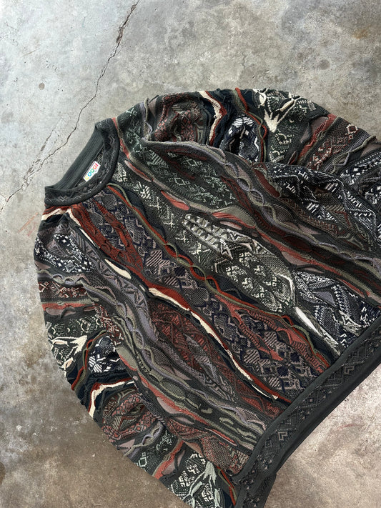 (XL) Vintage Coogi Multi-Color Sweater