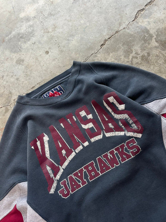 (L) Vintage Kansas Jayhawks Sweatshirt