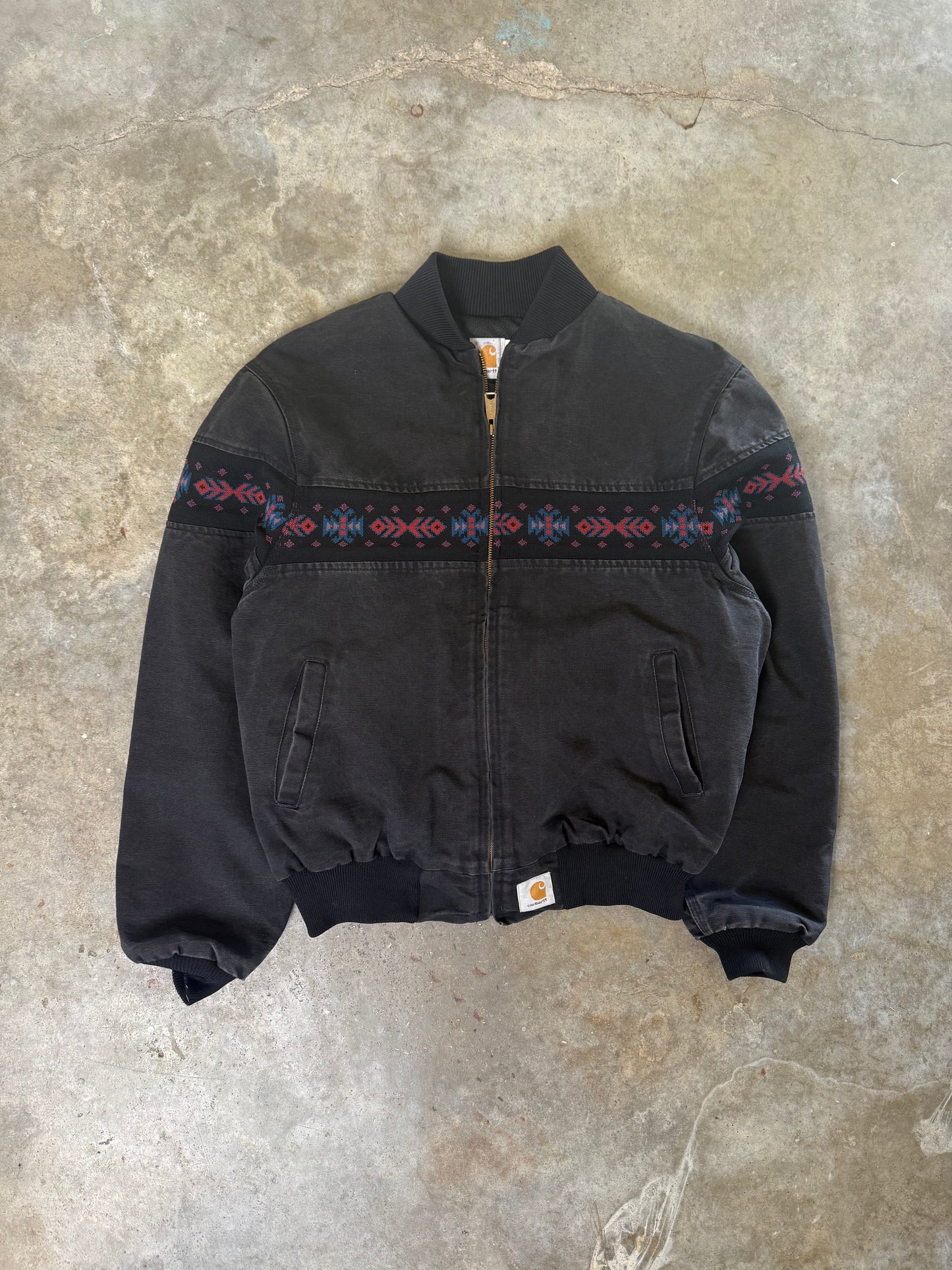 (XL) Vintage Carhartt Aztec Jacket
