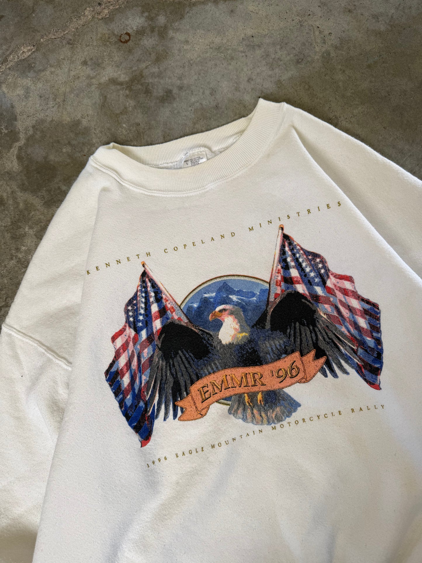 (L) 1996 Motorcycle Rally Sweatshirt