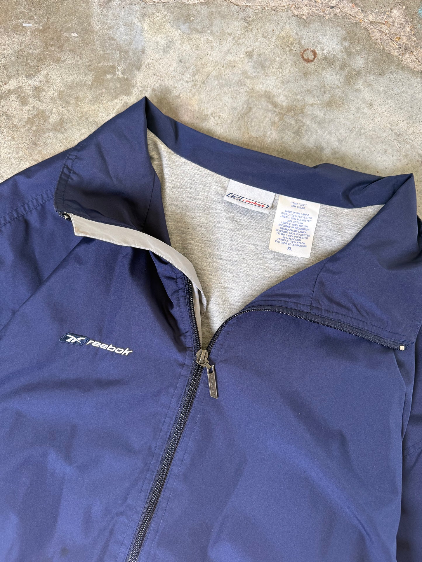 (XL) 00s Reebok Windbreaker Jacket
