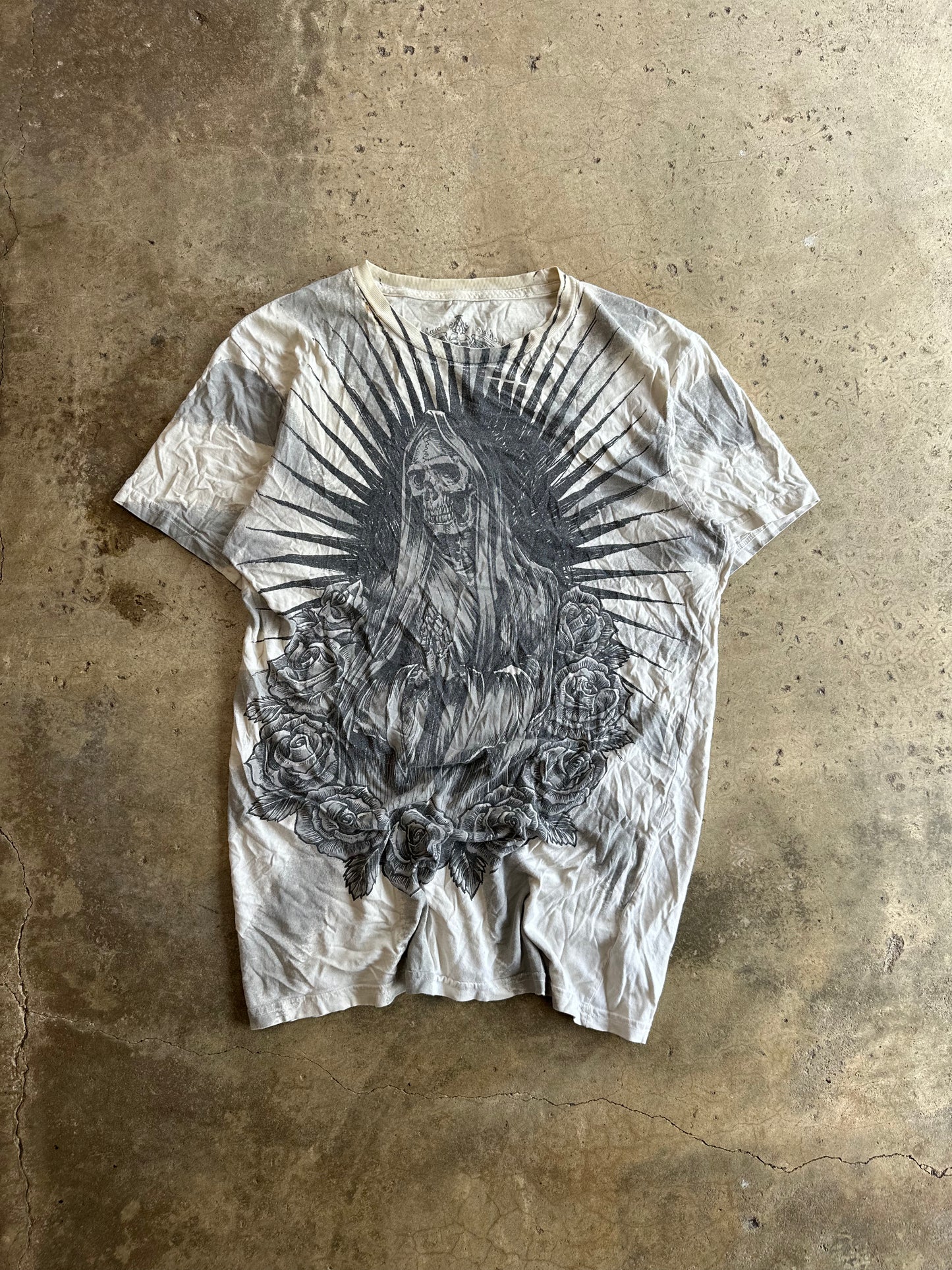 (S) 00s Y2K Archaic AOP Tee