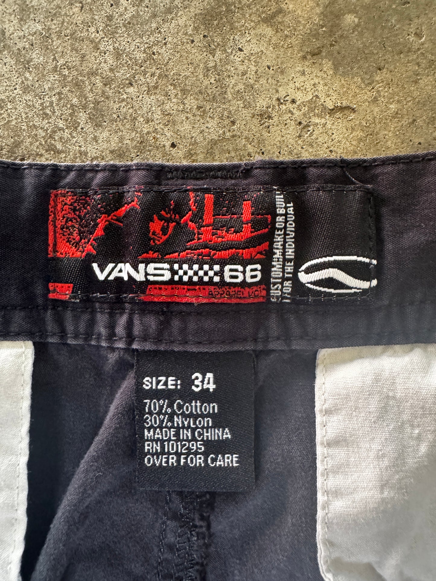 (34 x 32) Vintage Vans Cargo Pants
