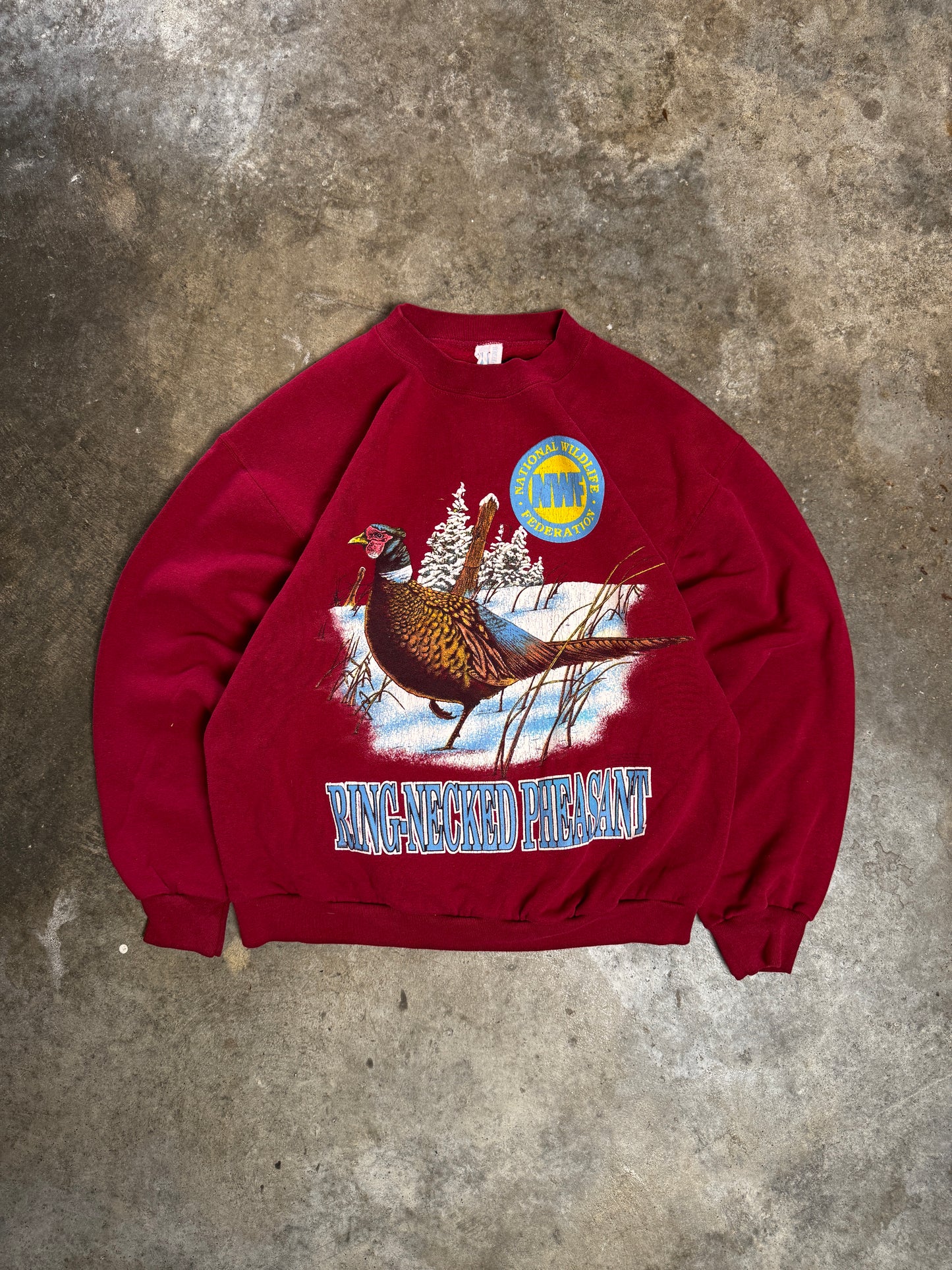 (L) Vintage Wildlife Pheasant Sweatshirt