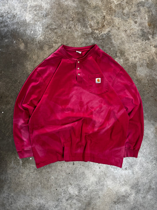(XL) Vintage Carhartt Pocket Longsleeve Tee