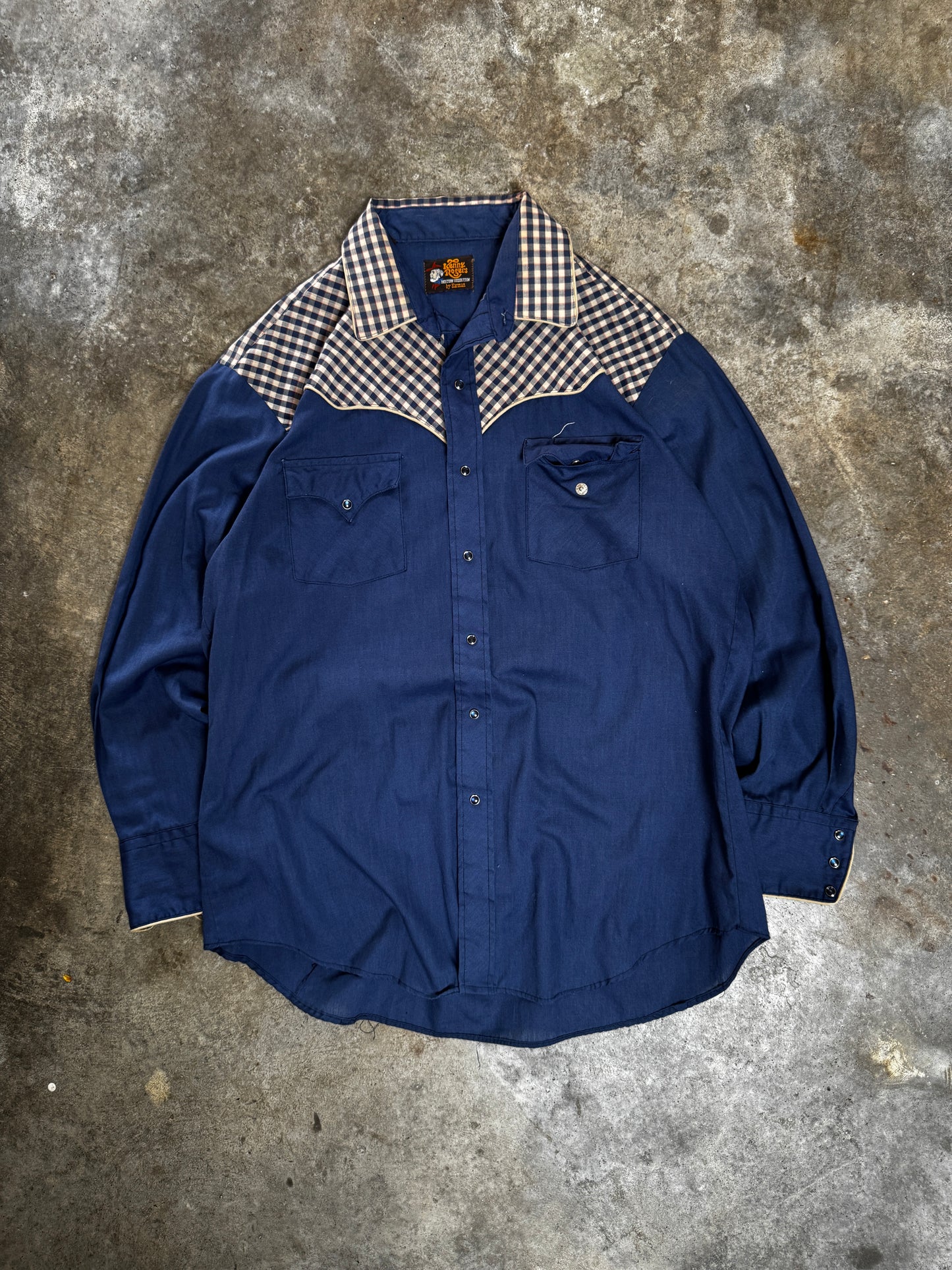 (XL) Vintage Kenny Rodgers Western Button-Up