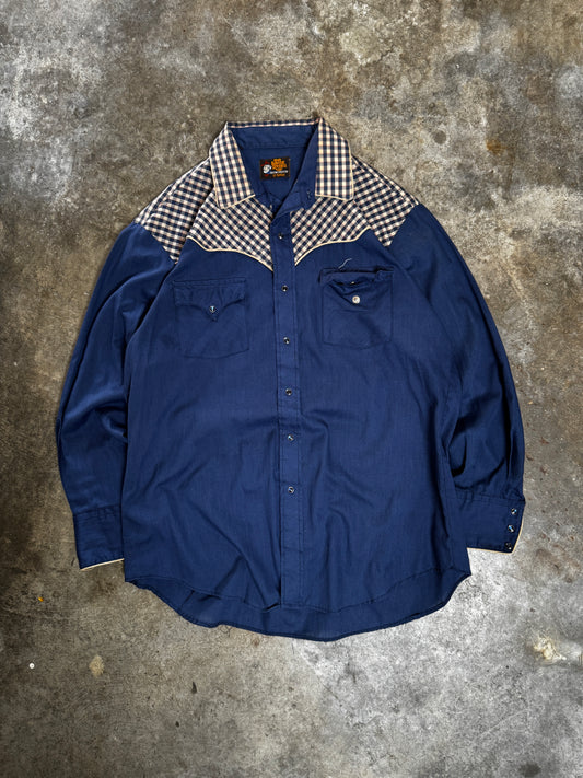 (XL) Vintage Kenny Rodgers Western Button-Up