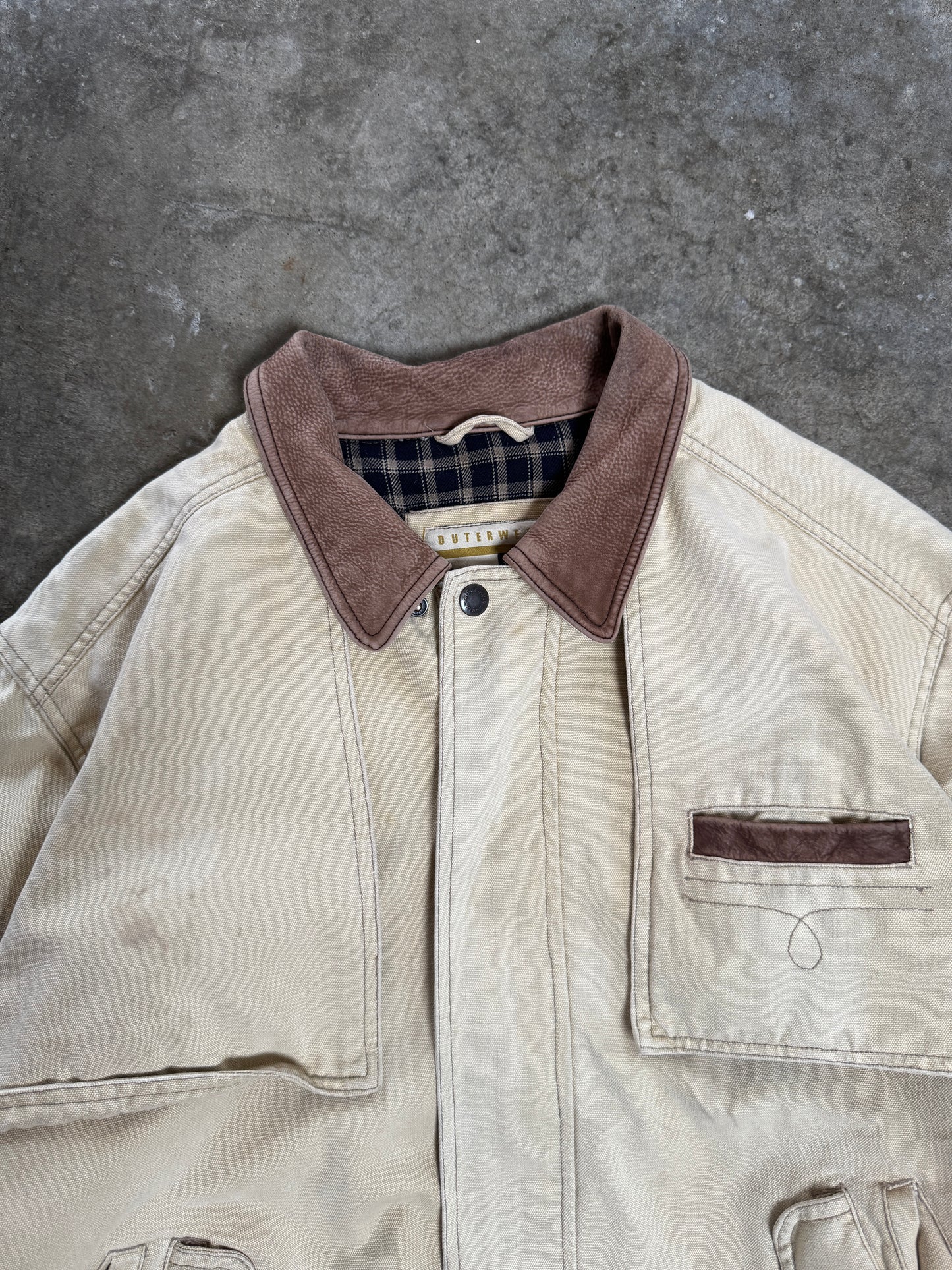 (L) Vintage Wrangler Canvas Outerwear Jacket