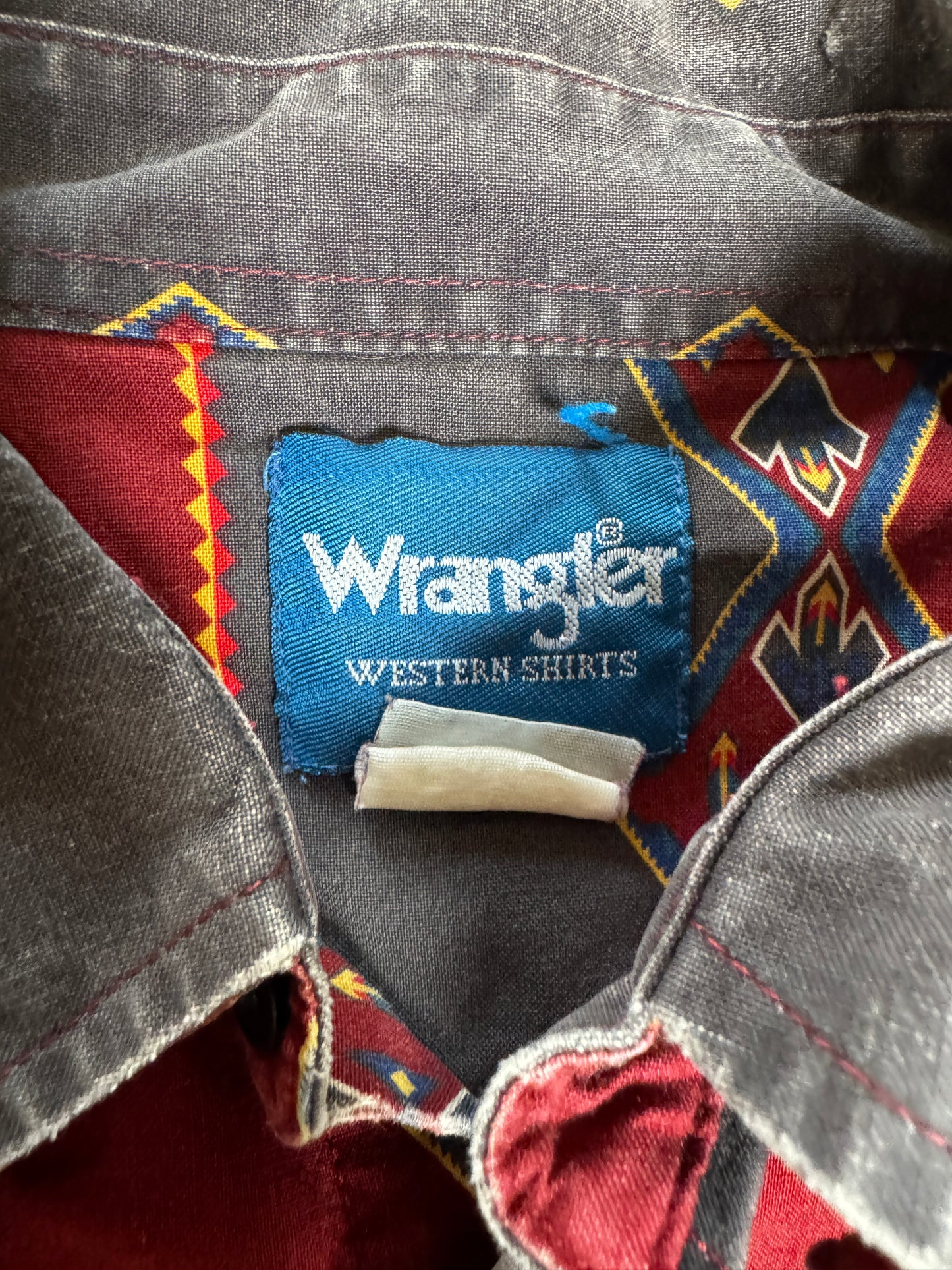(XL) Vintage Wrangler Western Button-Up