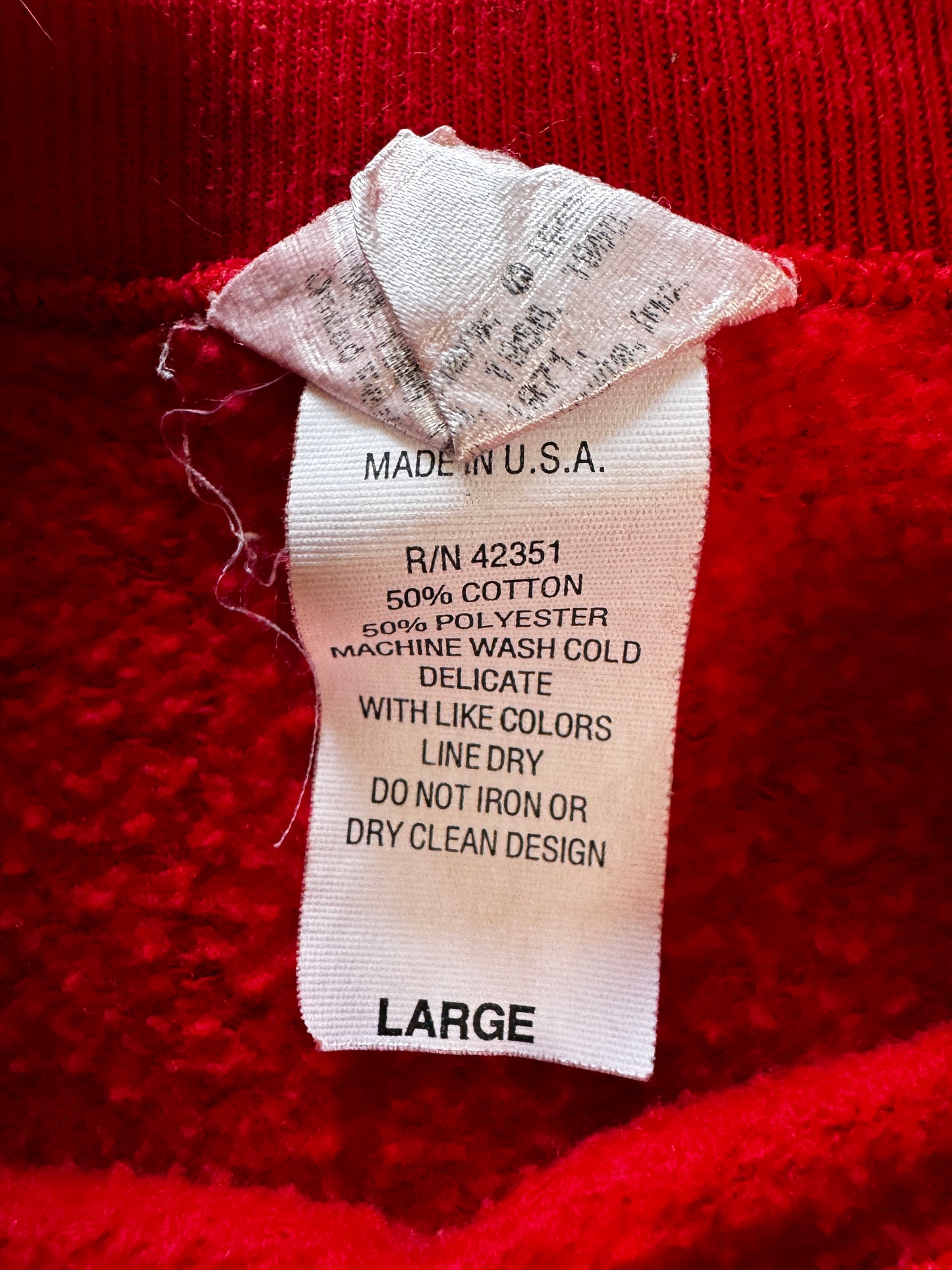 (L) Vintage Snoopy Christmas Sweatshirt