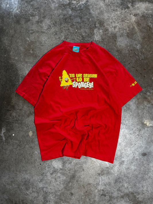 (XL) 2002 Spongebob Christmas Tee