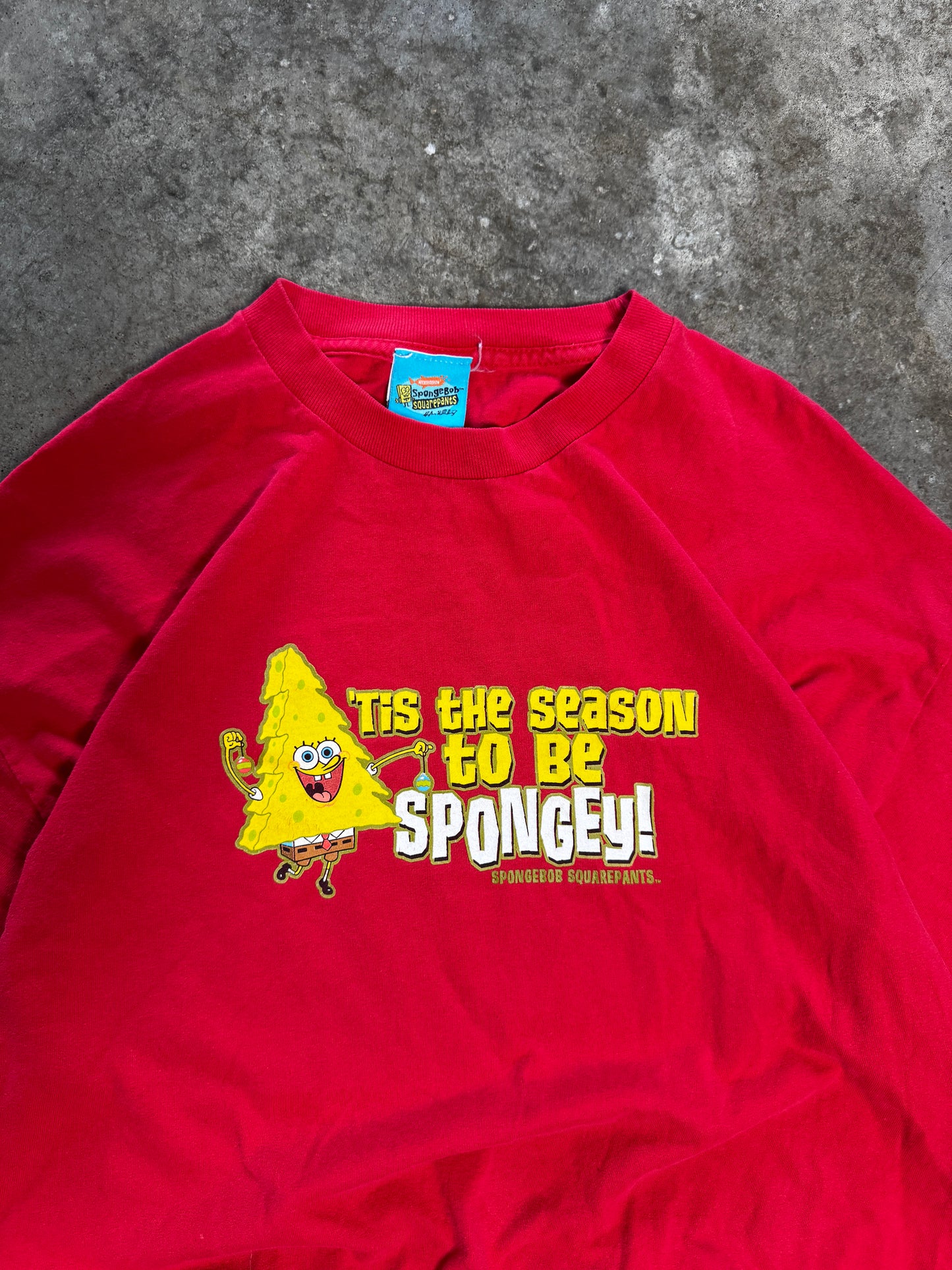 (XL) 2002 Spongebob Christmas Tee