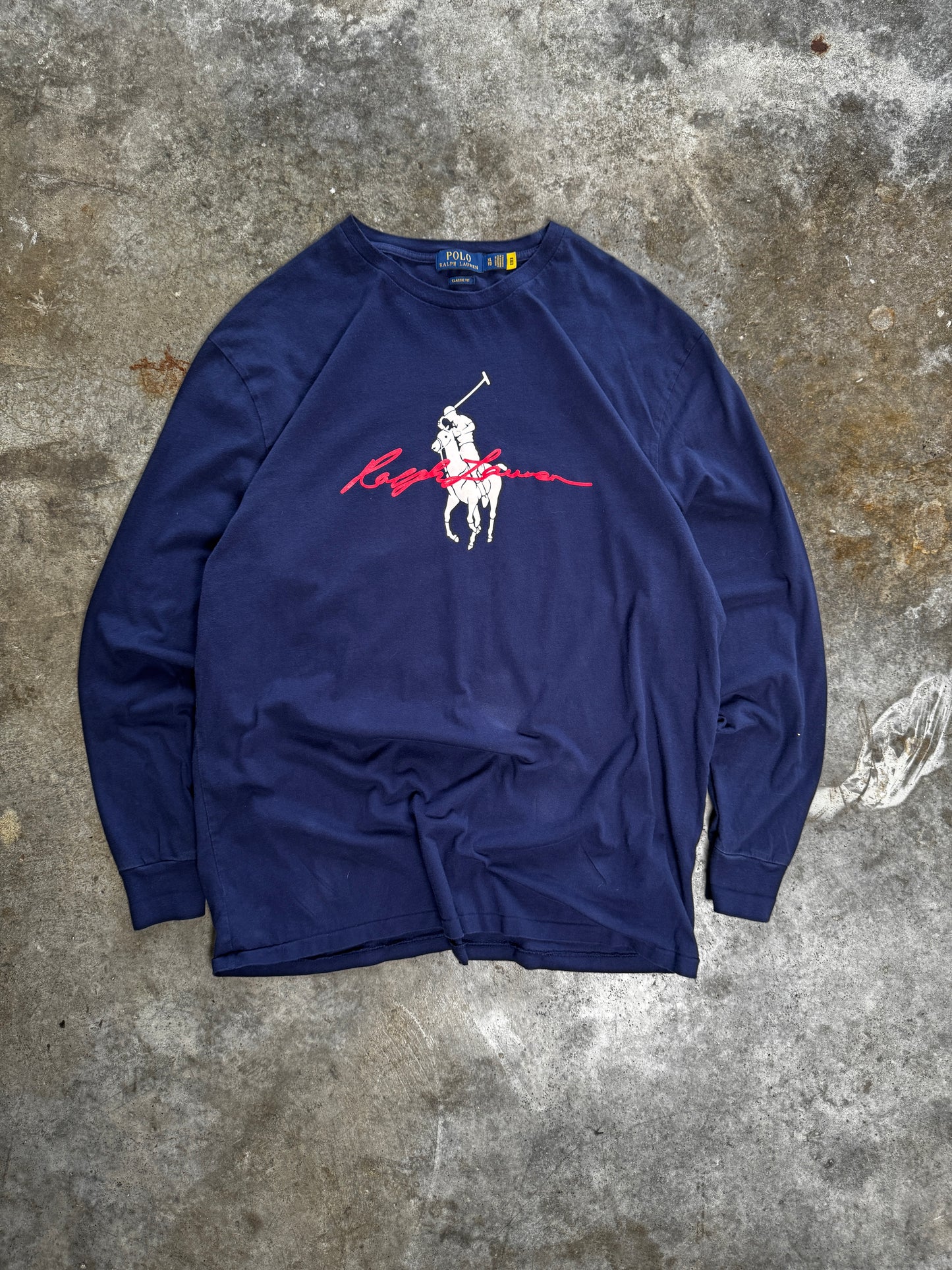 (XL) 00s Polo Longsleeve