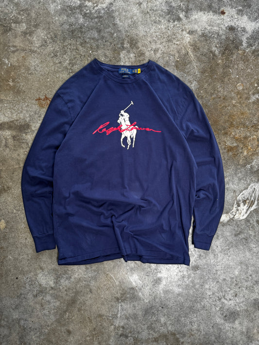 (XL) 00s Polo Longsleeve