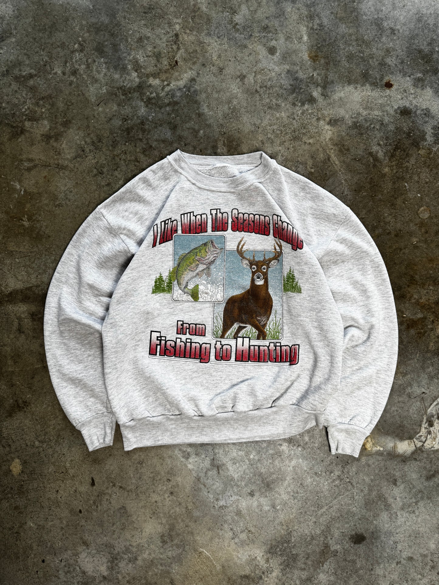 (L) Vintage Hunting Season Sweatshirt