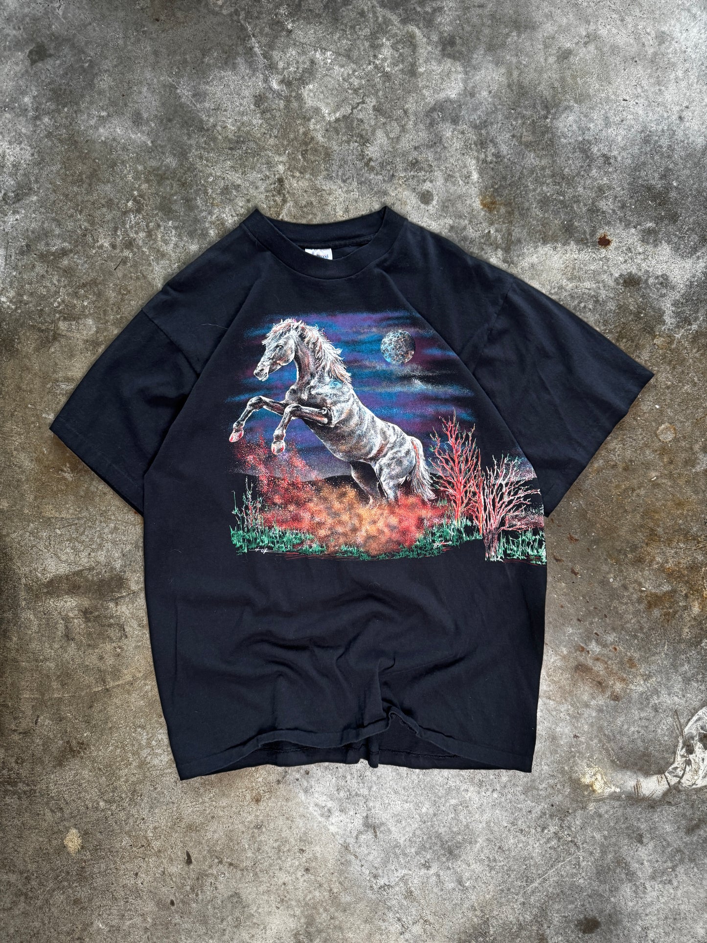 (XL) Vintage Horse AOP Tee