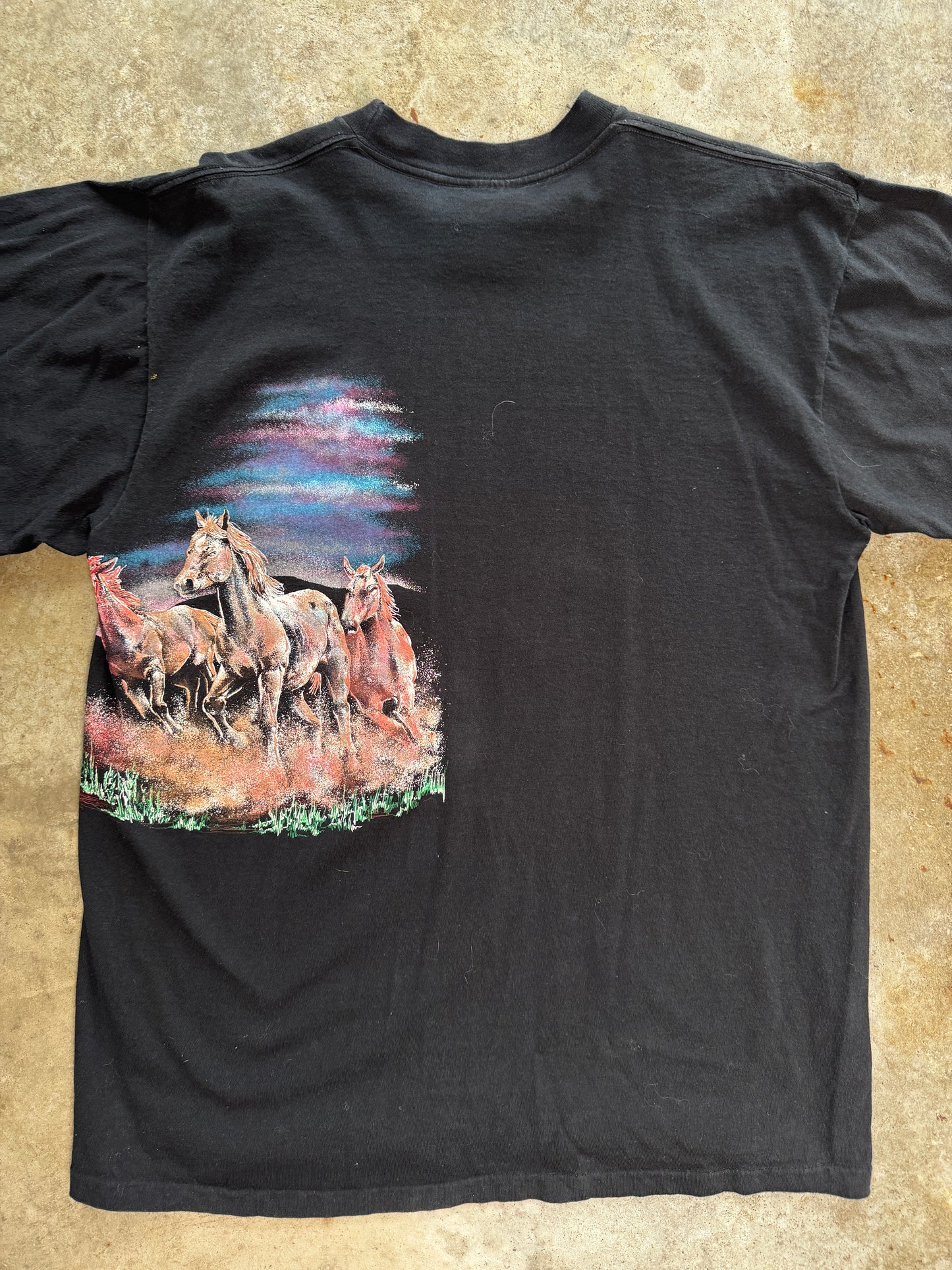 (XL) Vintage Horse AOP Tee